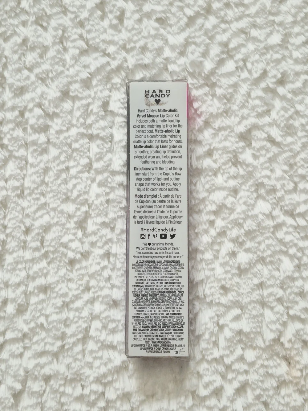 Hard Candy Matte-a-holic Velvet Mousse Lip Color & Liner — Purple